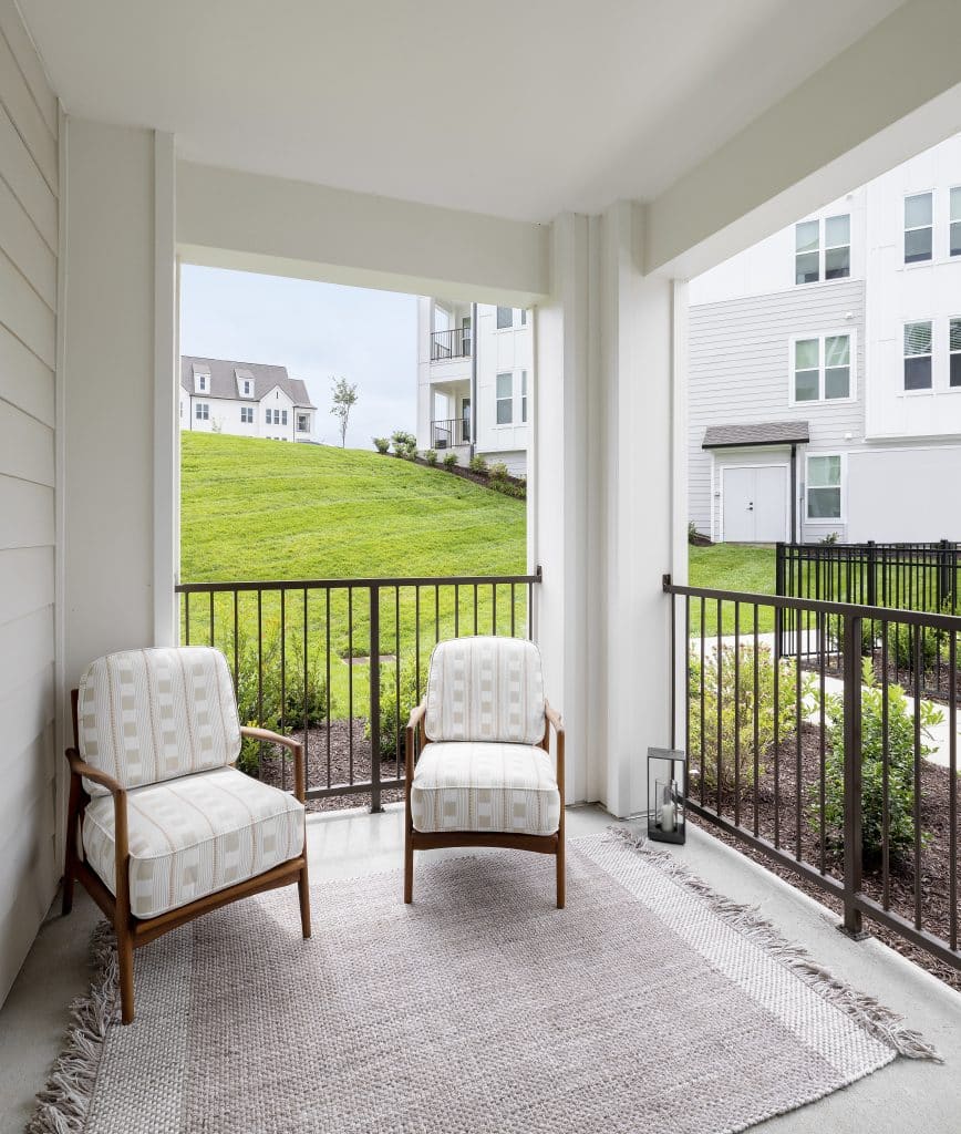 Maxwell apartment balcony